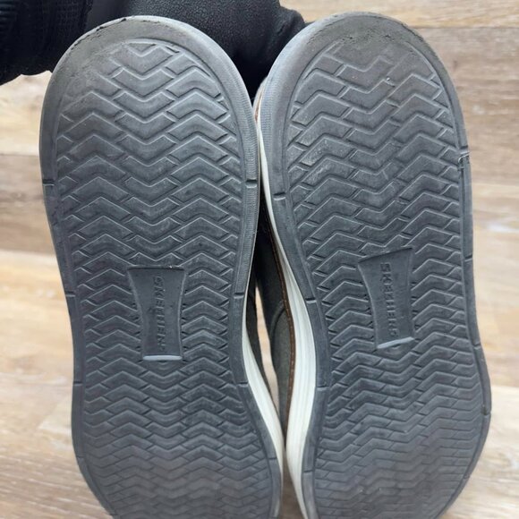 Skechers Moreno-Ederson Vintage Washed Beige Canvas Sneaker Men's Size 12 - Picture 4 of 7